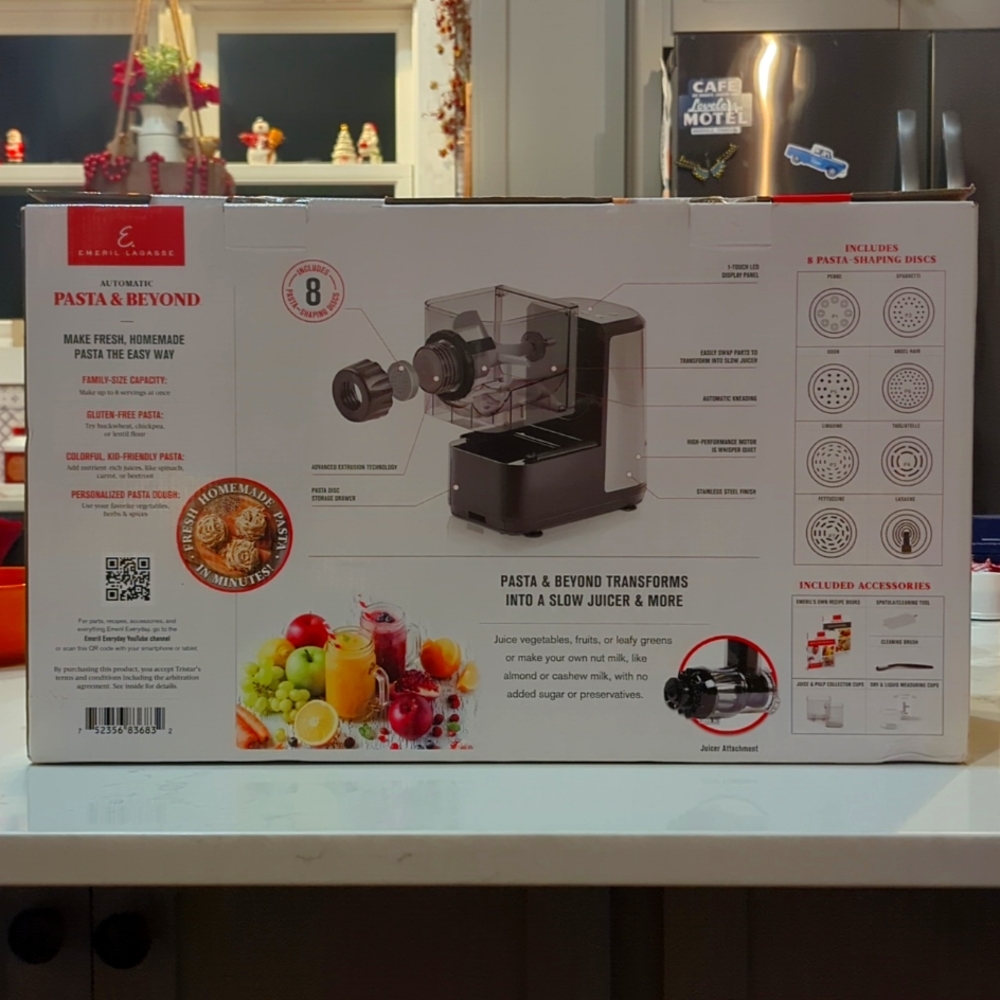 Emeril Lagasse Pasta and Beyond 2 in 1 Pasta Maker and Juicer